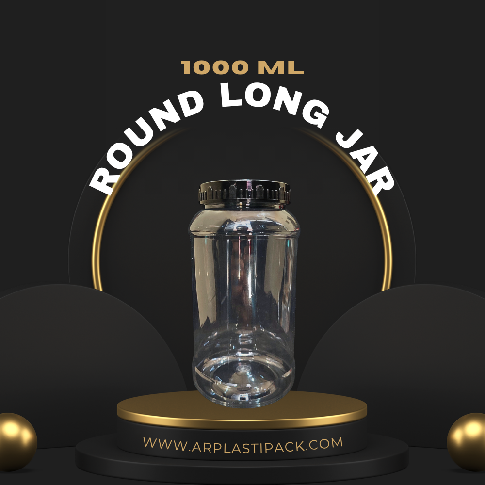 Round Long Jar 1000 ML